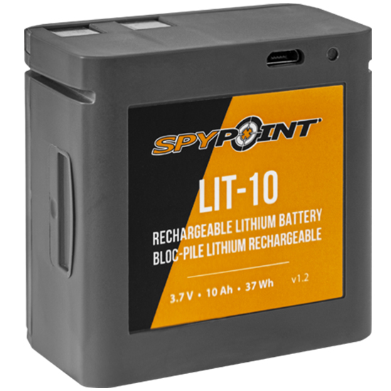 SPYPOINT LIT-10 RECHARGE LITHIUM BATTERY PACK - Sale